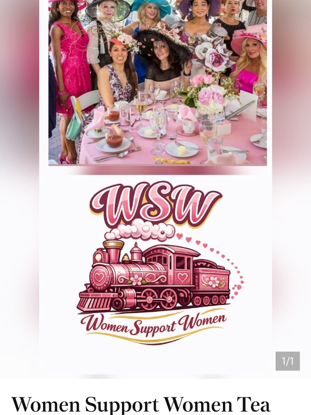 Women Support Women tea!!! Join us sat 6/13 4-6 cst